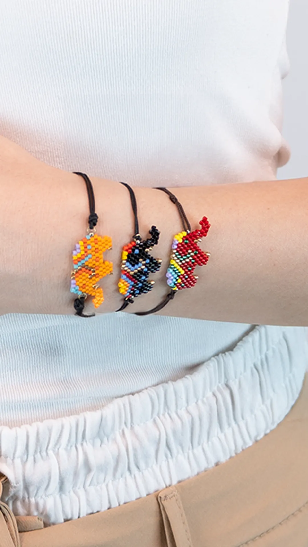 Fil Motifli Miyuki Bileklik